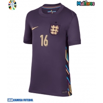 Camisa de Futebol Inglaterra Conor Gallagher #16 Equipamento Secundário Mulheres Europeu 2024 Manga Curta